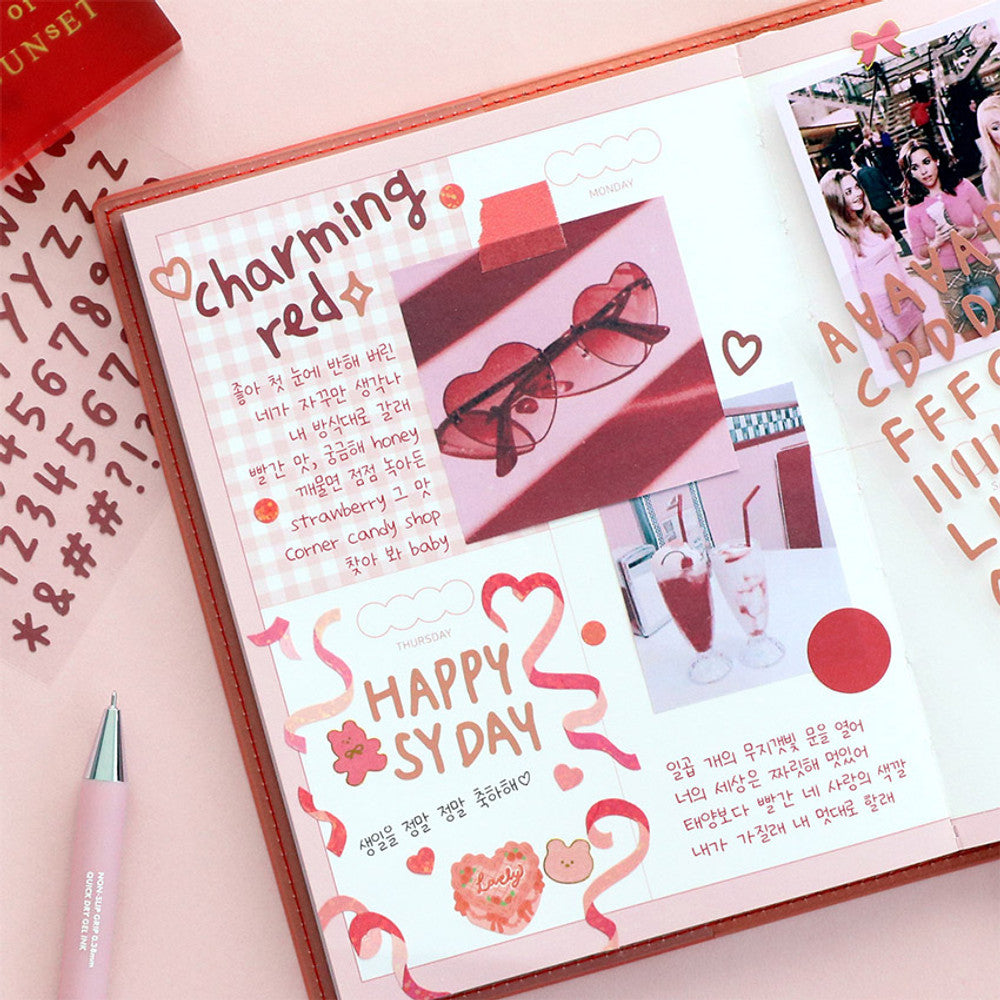 Iconic Calli Alphabet Sticker Pack