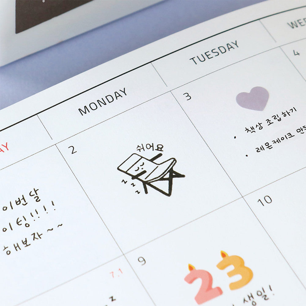 Iconic Camping Self-Inking Diary Stamp