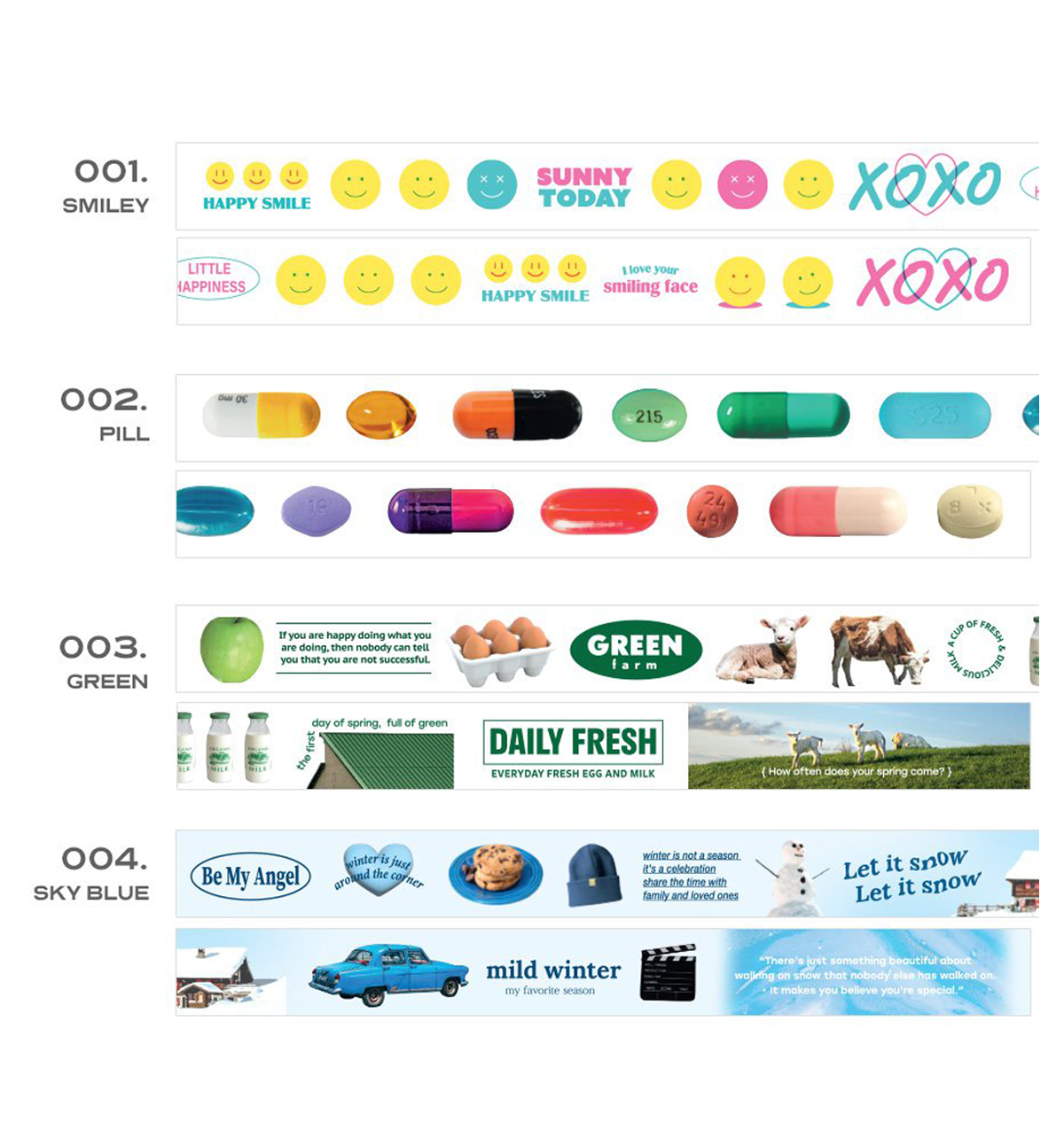 Iconic Collect Decorative Masking Tape 15mm