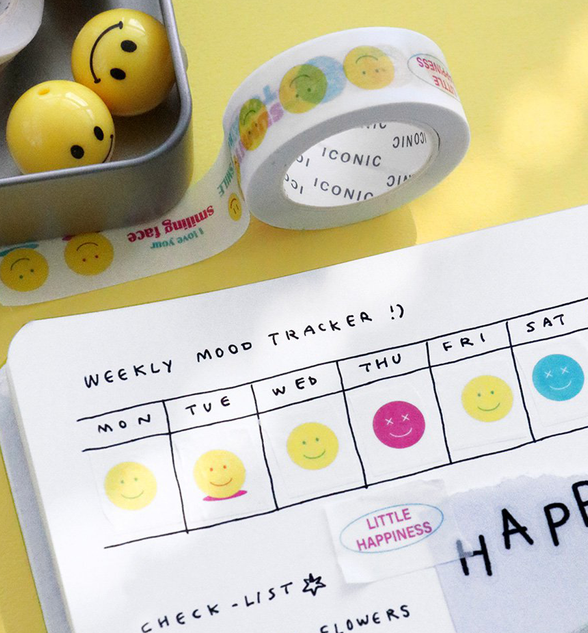 Iconic Collect Decorative Masking Tape 15mm