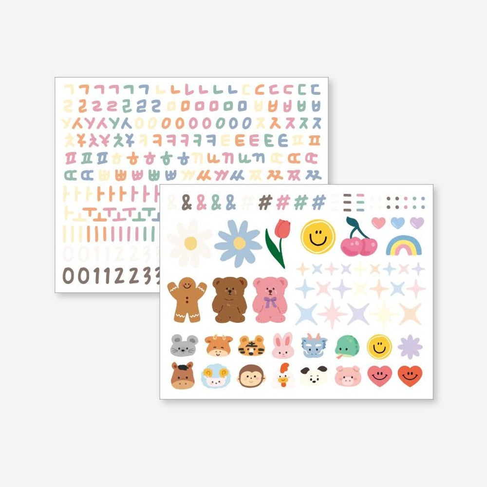 Iconic Collect Self-Adhesive Photo Album shown with included sticker sheets for decoration and labelling.