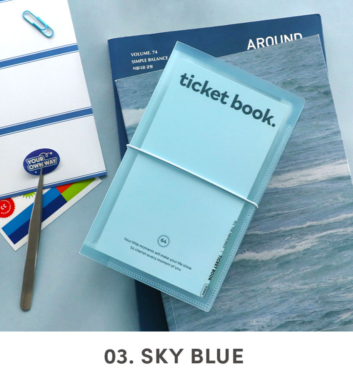 Iconic Collect Ticket Book – 64 Pockets