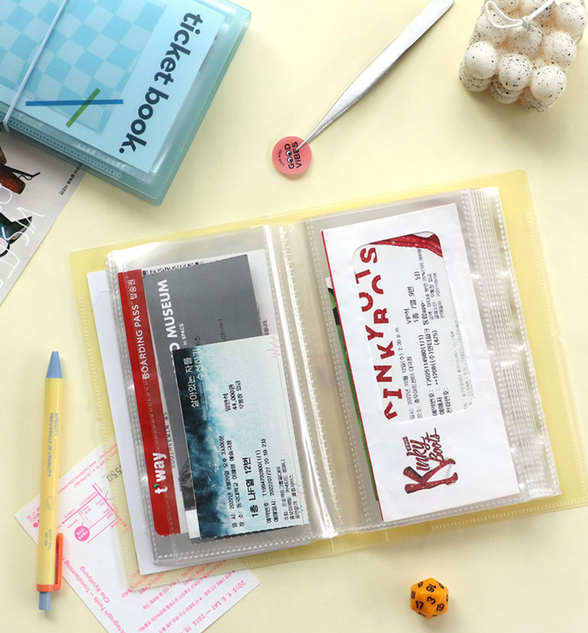 Iconic Collect Ticket Book – 64 Pockets