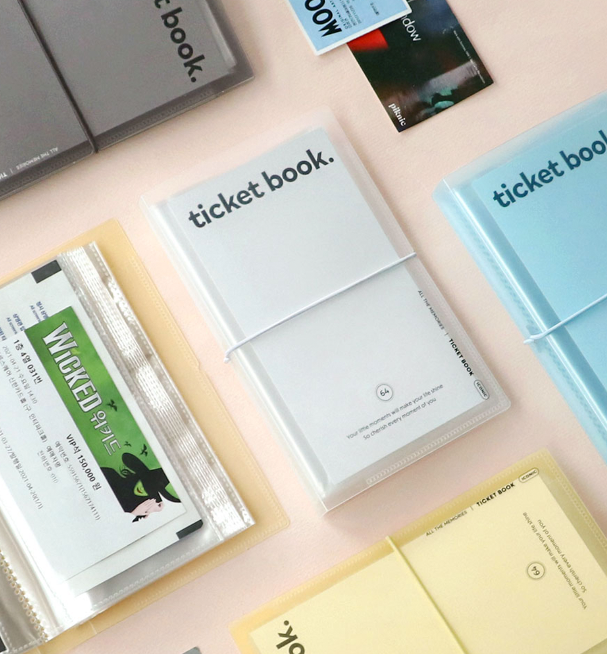 Iconic Collect Ticket Book – 64 Pockets