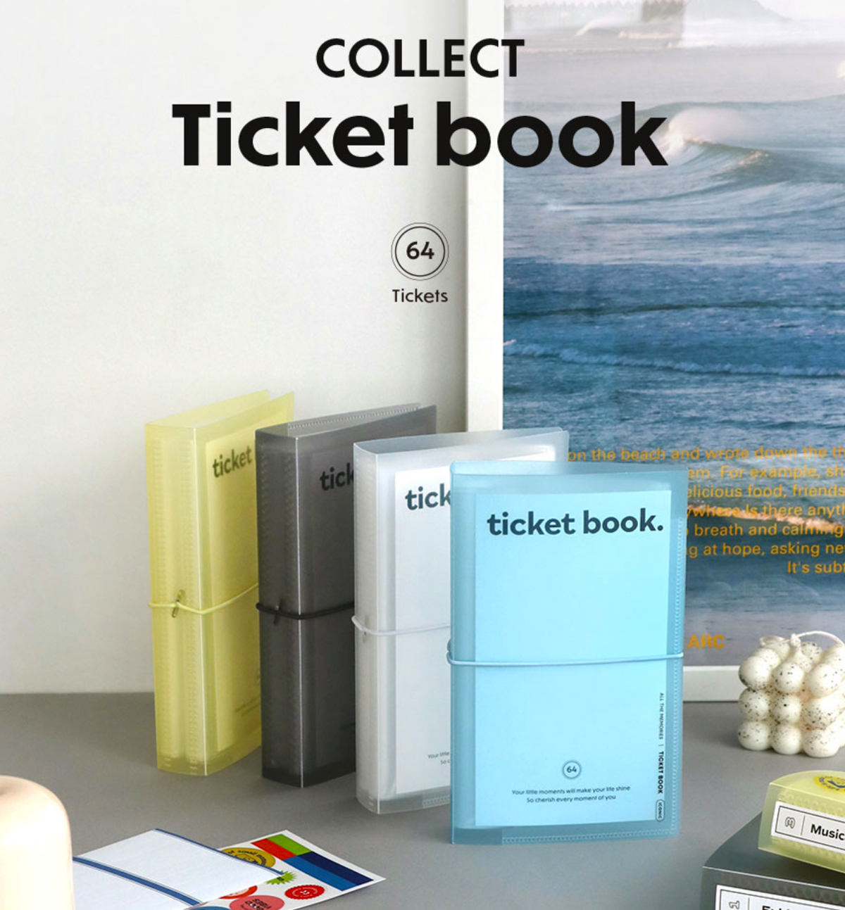 Iconic Collect Ticket Book – 64 Pockets