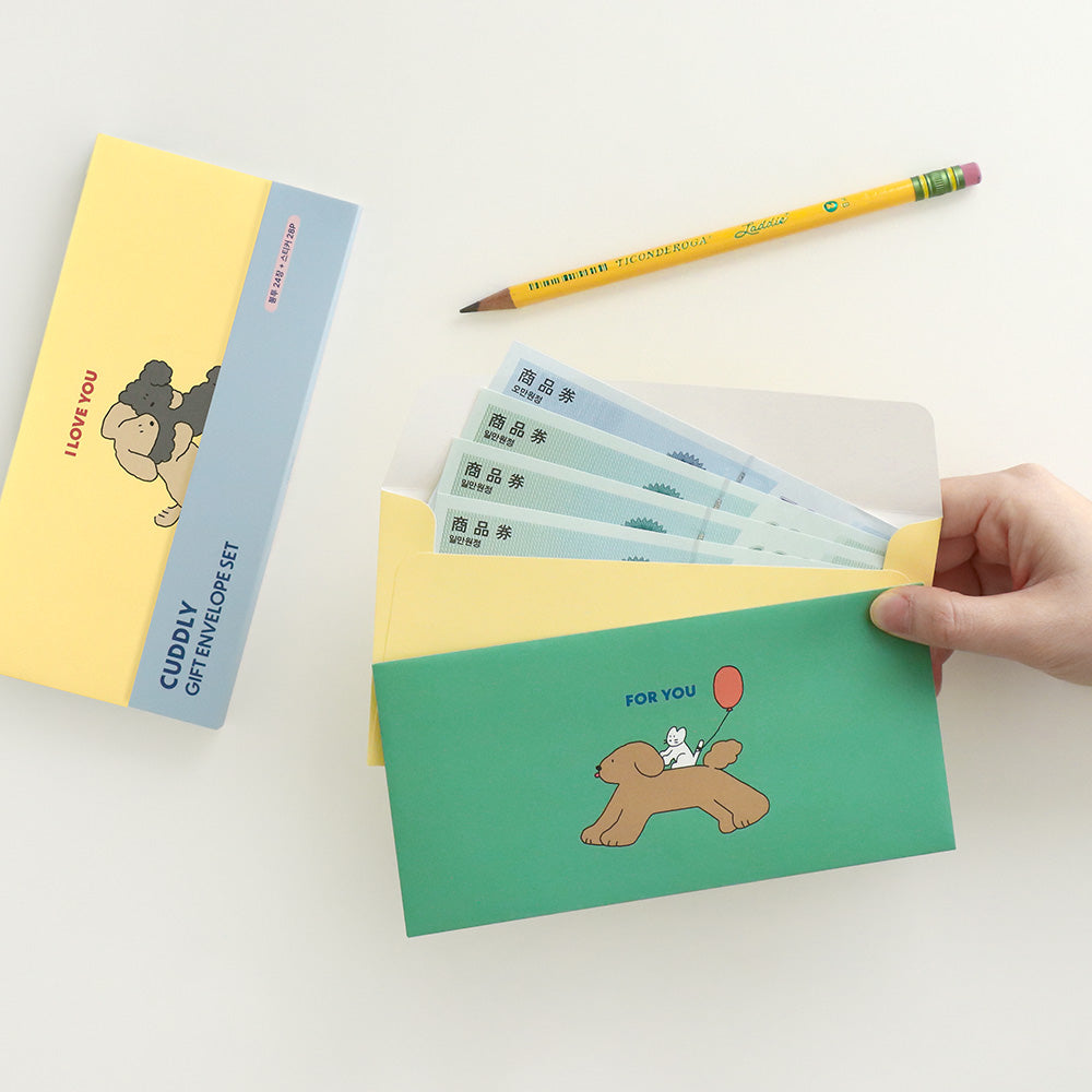 Iconic Cuddly Envelope Set