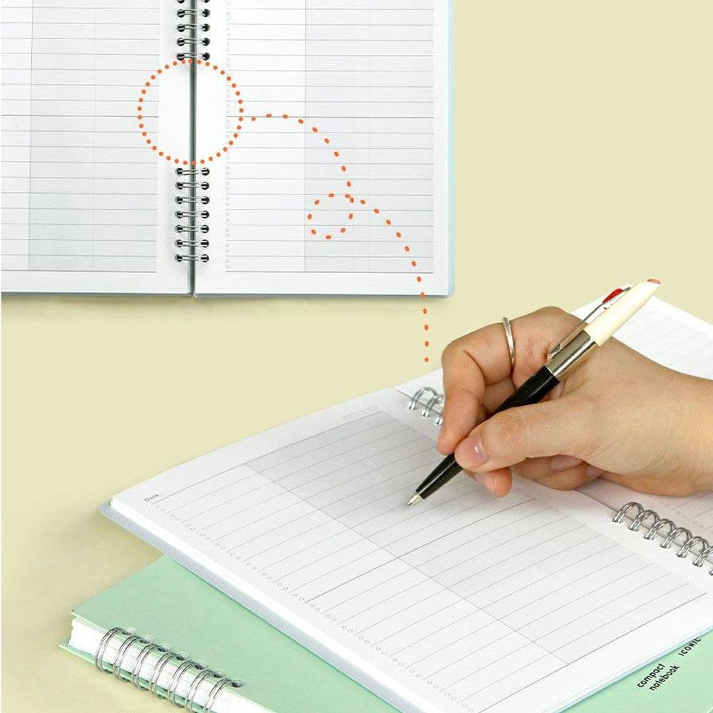 Iconic Daily A5 Word vocabulary notebook being used for handwriting practice.