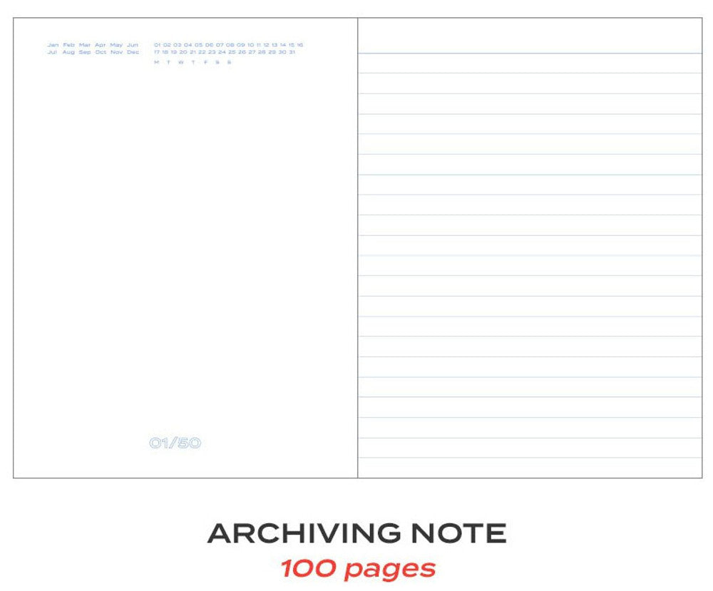 Iconic Daily A5 Archiving Spiral Planner