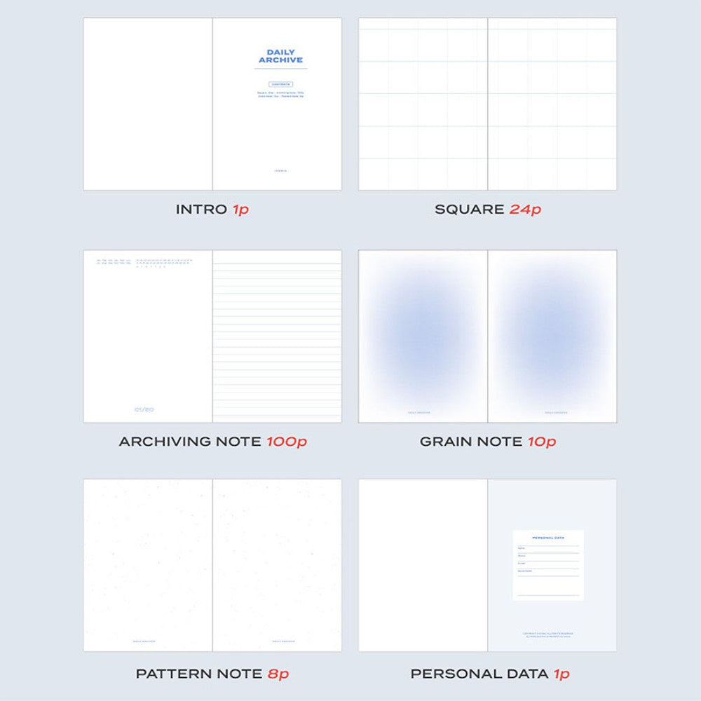 Iconic Daily A5 Archiving Spiral Planner