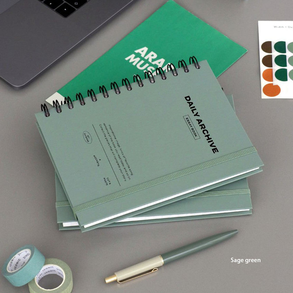 Iconic Daily A5 Archiving Spiral Planner