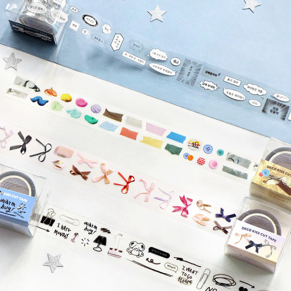 Iconic Deco Kiss Cut Illustration Tape