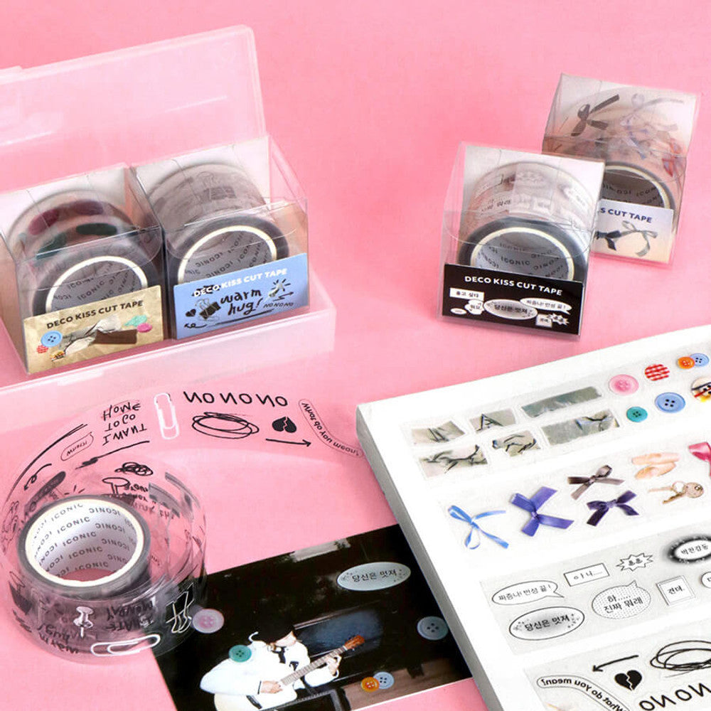 Iconic Deco Kiss Cut Illustration Tape