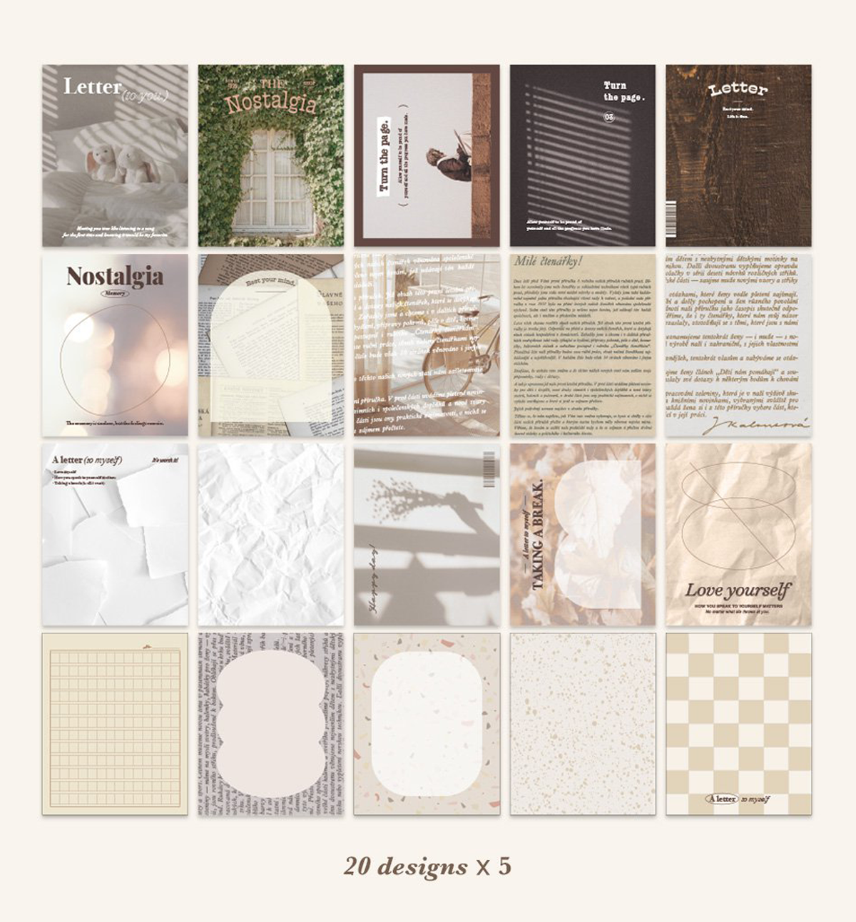 Iconic Deco Memo Pad – 4 Themed Sets