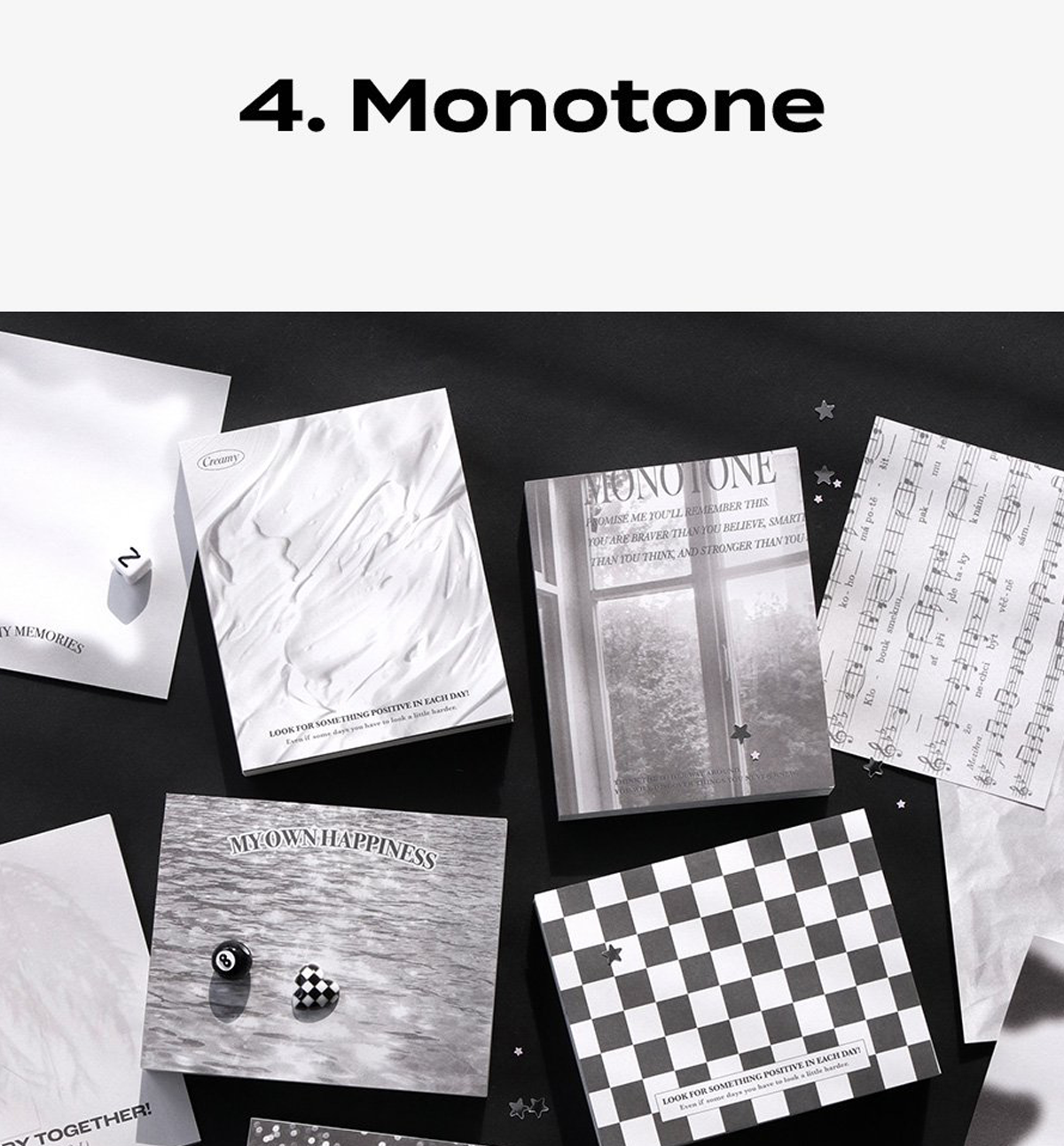 Iconic Deco Memo Pad – 4 Themed Sets