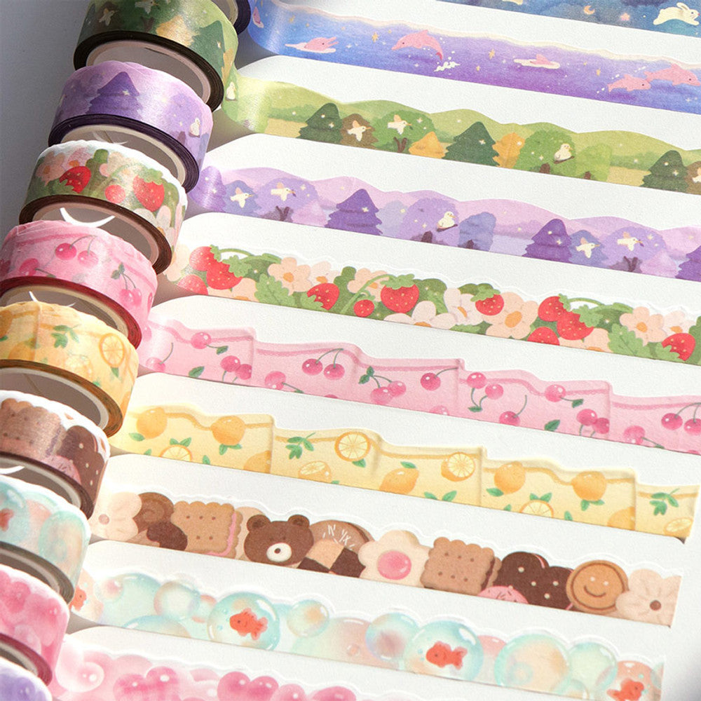 Iconic Die-Cut Colorful Masking Tape
