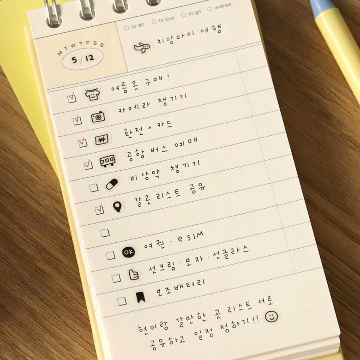 Iconic Doodle Kiss Cut Diary Tape Roll Sticker