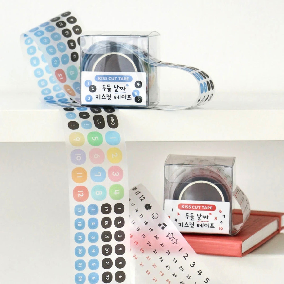 Iconic Doodle Kiss Cut Sticker Tape Roll – Date
