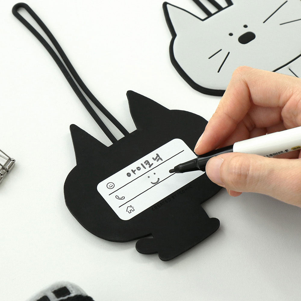 Iconic Doodle Cute Luggage Tag
