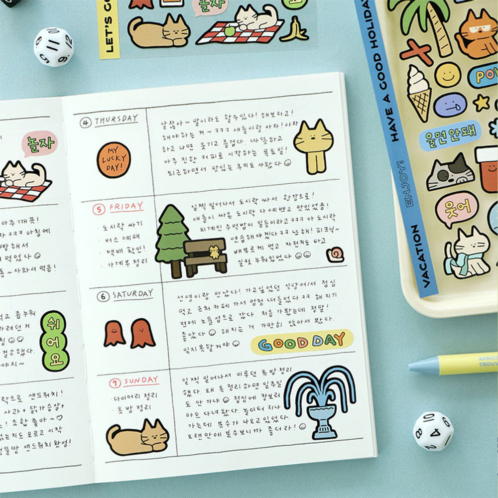 Iconic Doodle Removable Sticker Pack - (6 Sheets)