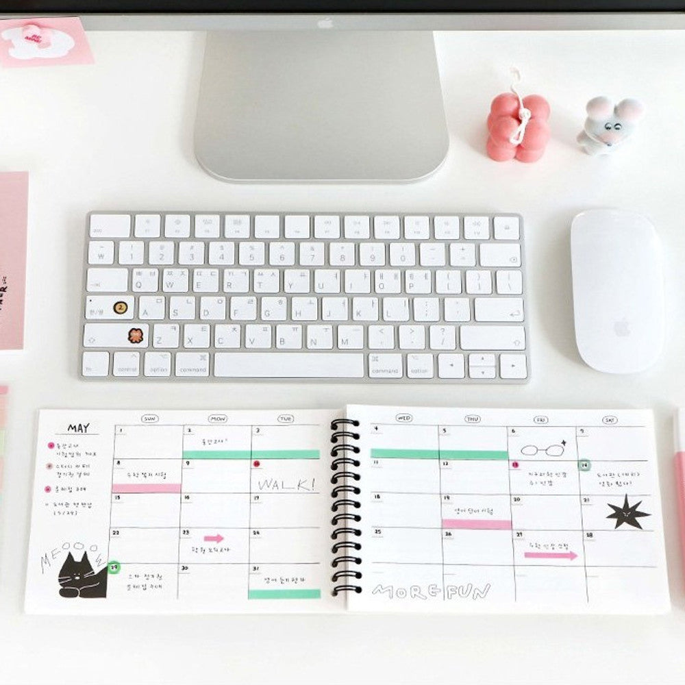 Iconic Doodle 6 Months Study Planner