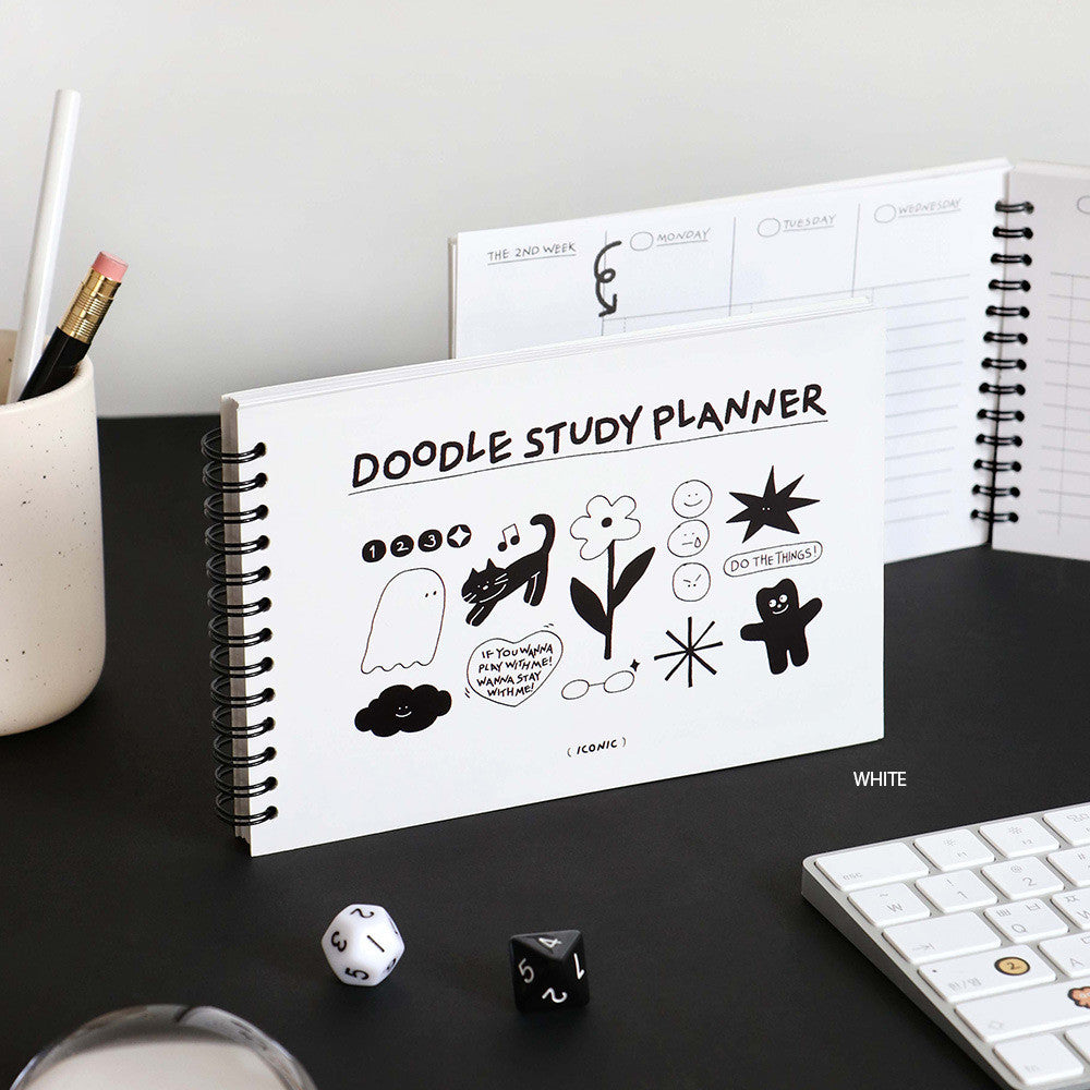 Iconic Doodle 6 Months Study Planner