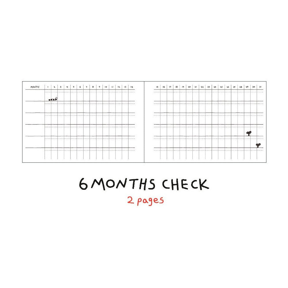 Iconic Doodle 6 Months Study Planner