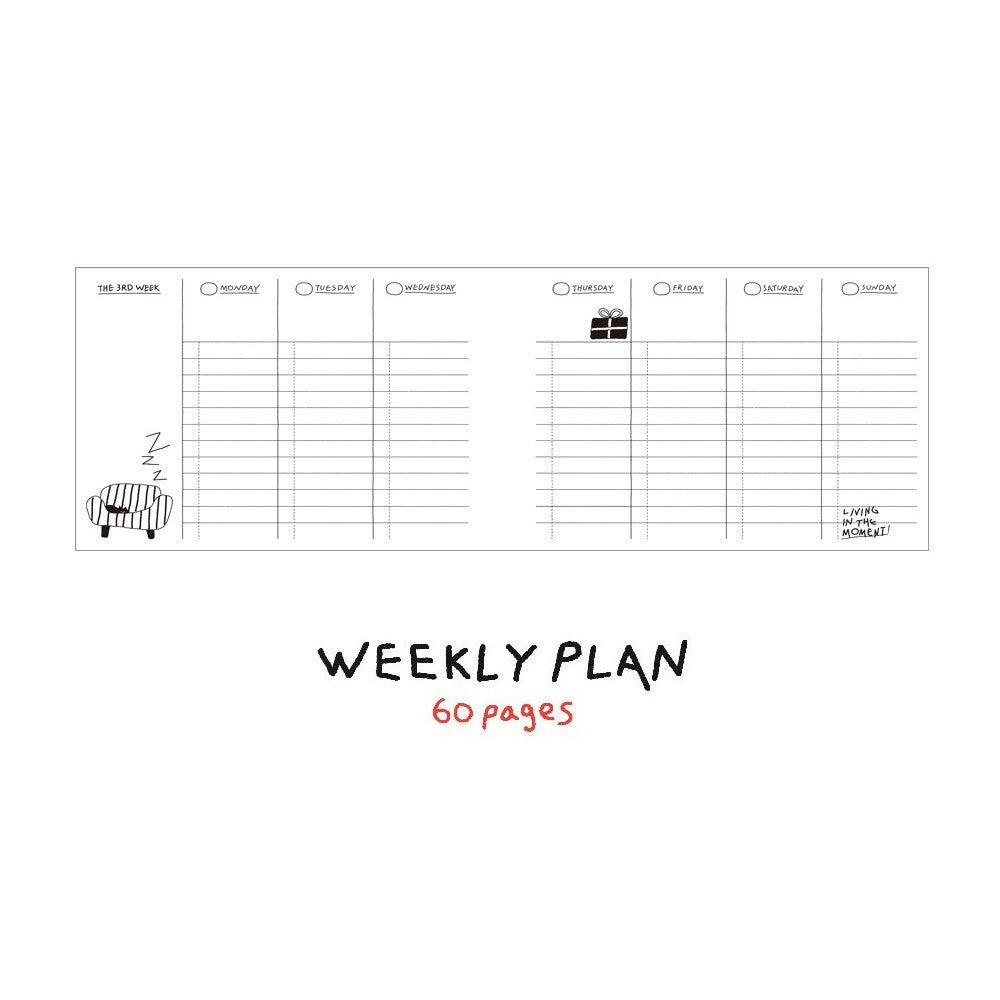 Iconic Doodle 6 Months Study Planner