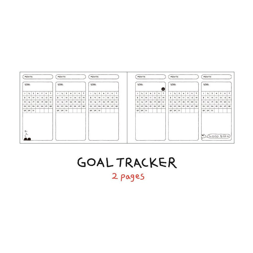 Iconic Doodle 6 Months Study Planner