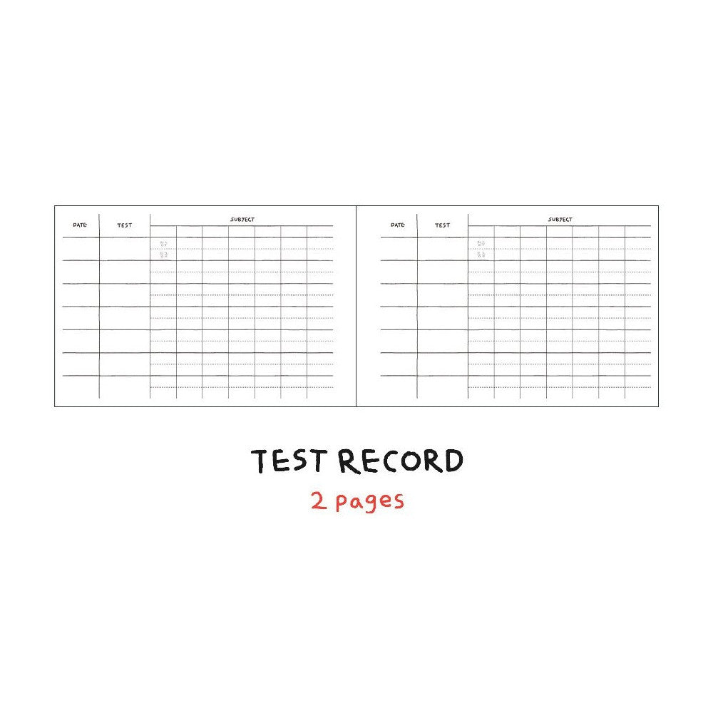 Iconic Doodle 6 Months Study Planner