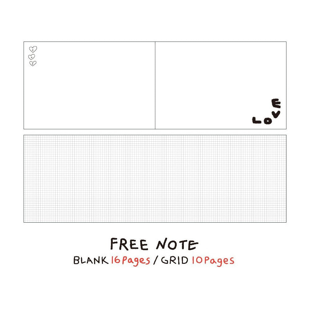 Iconic Doodle 6 Months Study Planner