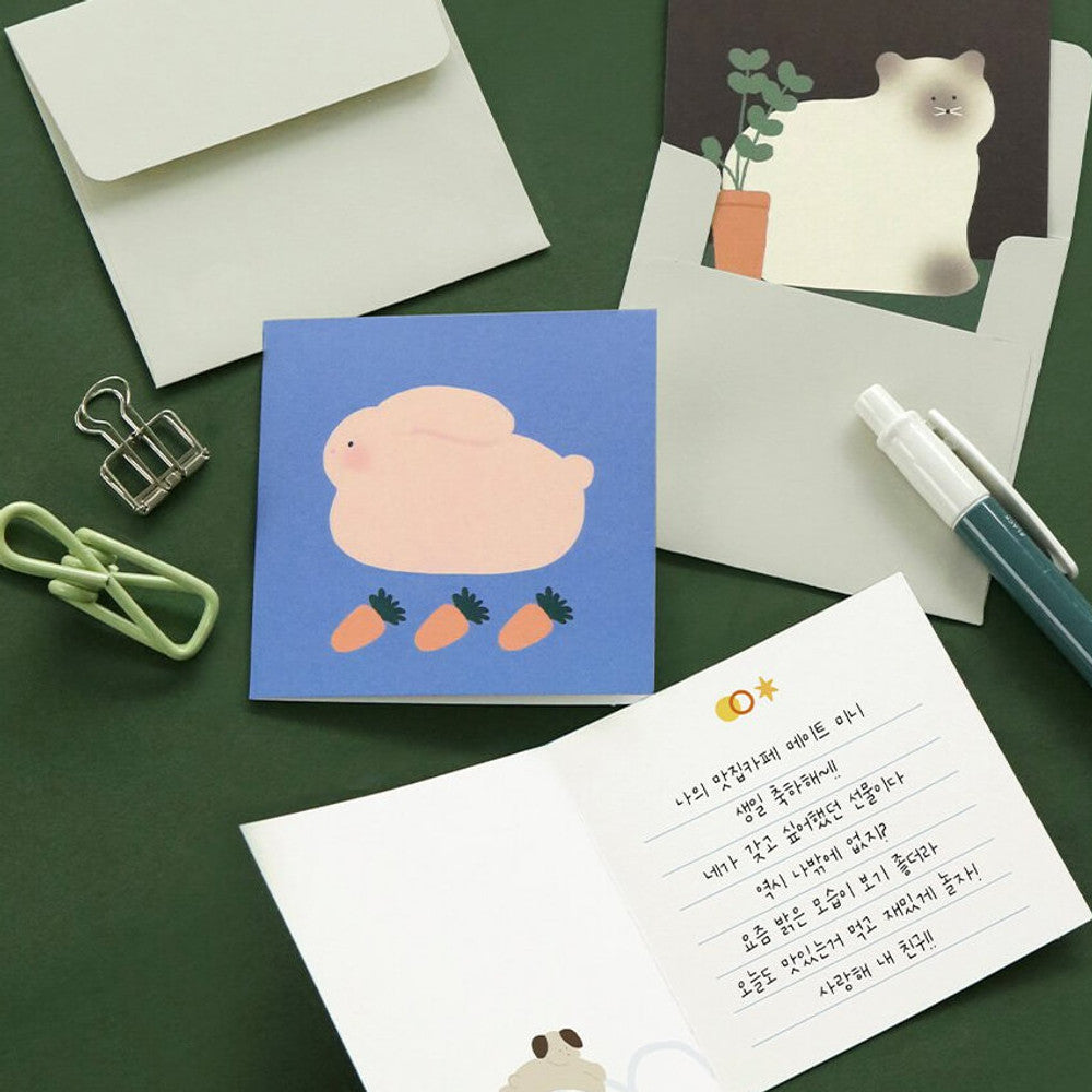 Iconic Happy Mini Card Set – 24 Assorted Blank Cards
