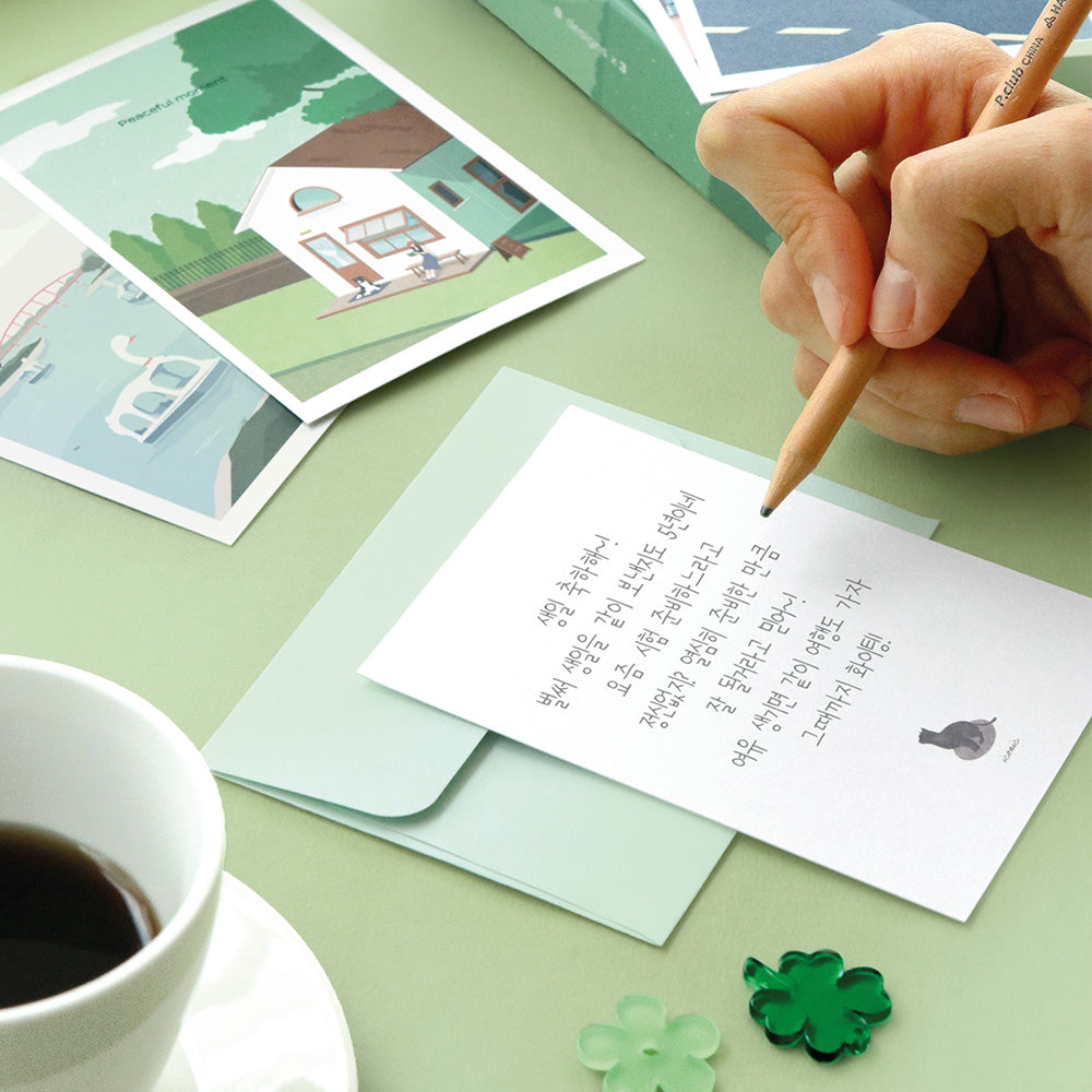 Iconic Haru Message Card Set – 24 Elegant Message Cards