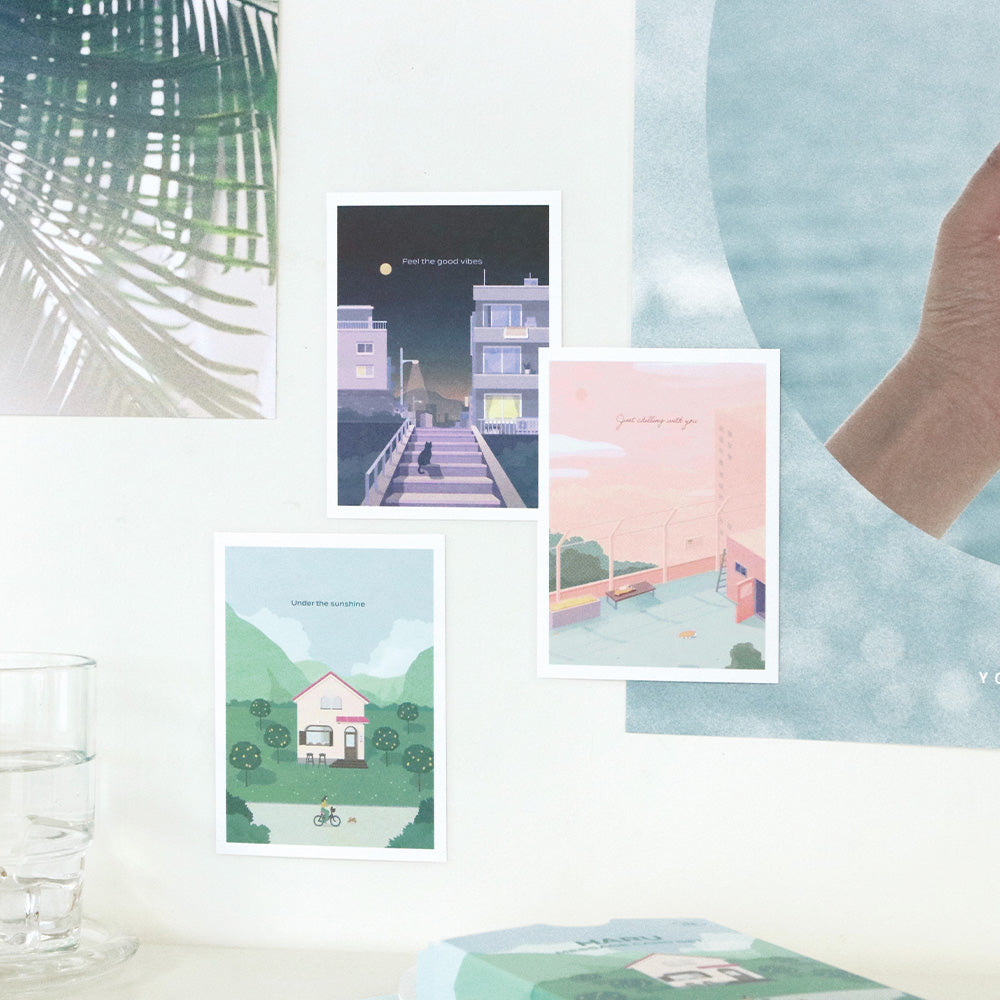 Iconic Haru Message Card Set – 24 Elegant Message Cards