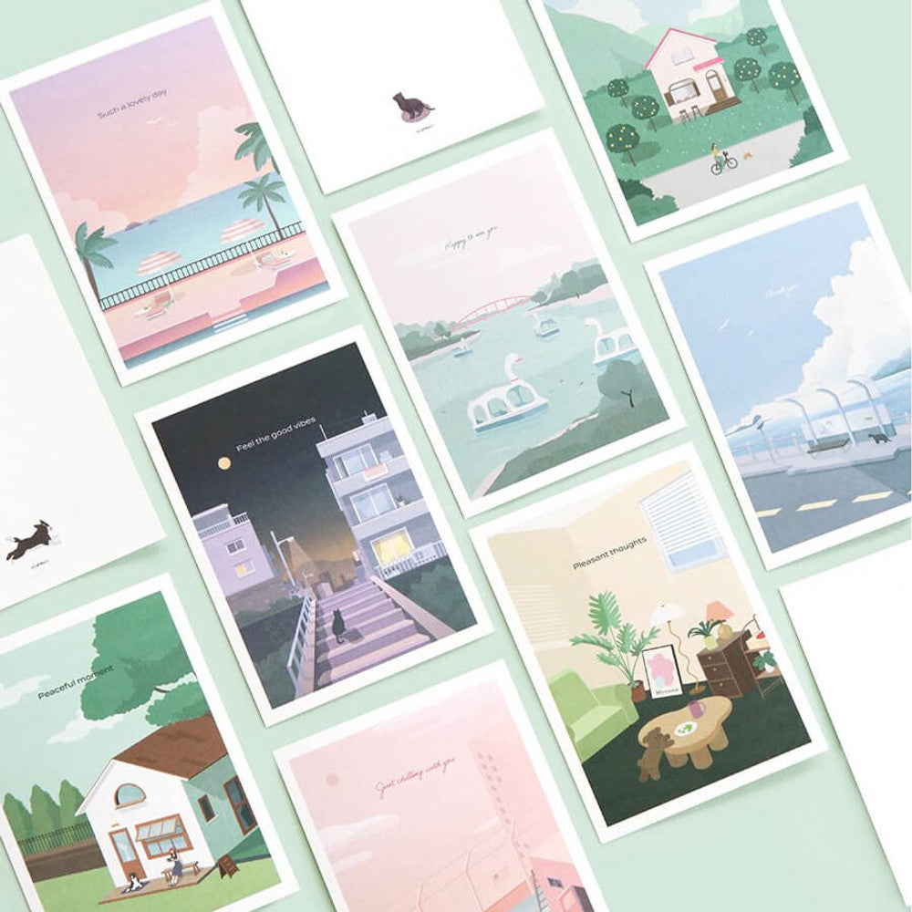 Iconic Haru Message Card Set – 24 Elegant Message Cards