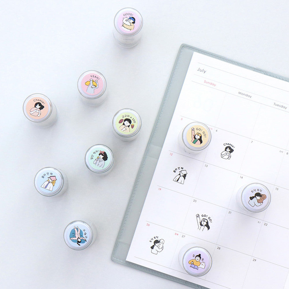 Iconic Haru Design Diary Stamp