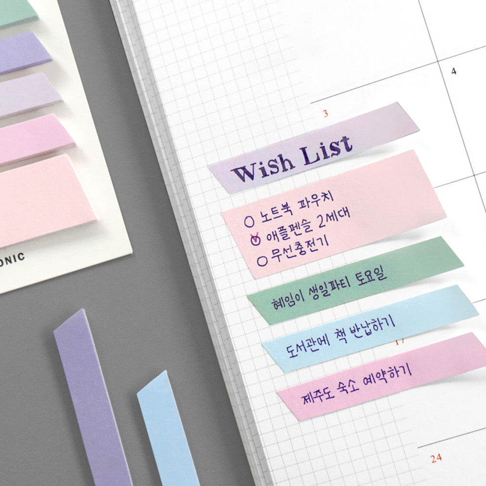 Iconic Index Sticky Note Set