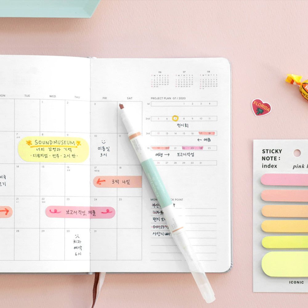 Iconic Index Sticky Note Set