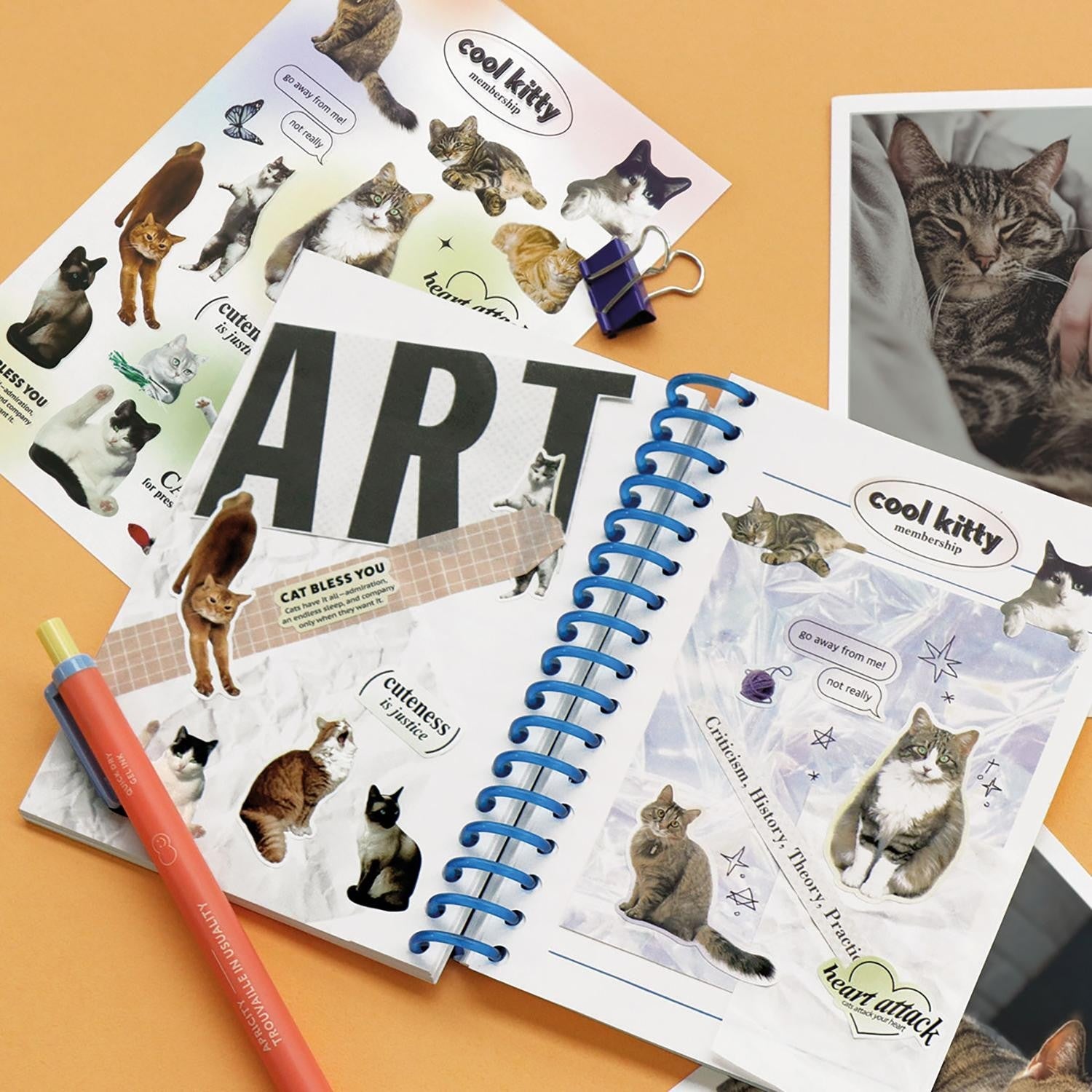 Iconic Just Object Removable Sticker Pack - (6 Sheets)