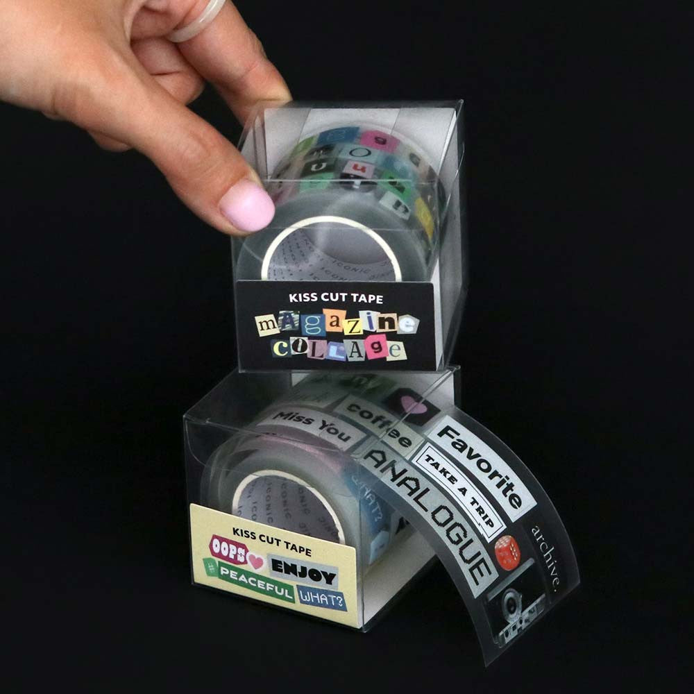 Iconic Vintage Magazine Collage Kiss-Cut Tape