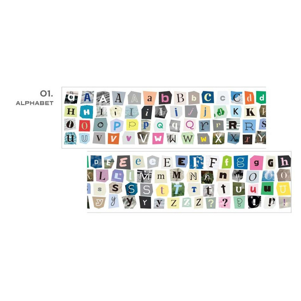 Iconic Vintage Magazine Collage Kiss-Cut Tape