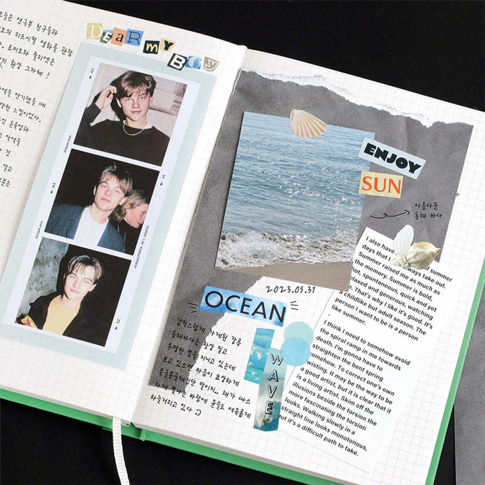 Iconic Magazine Collage Removable Sticker Set - (6 Sheets)