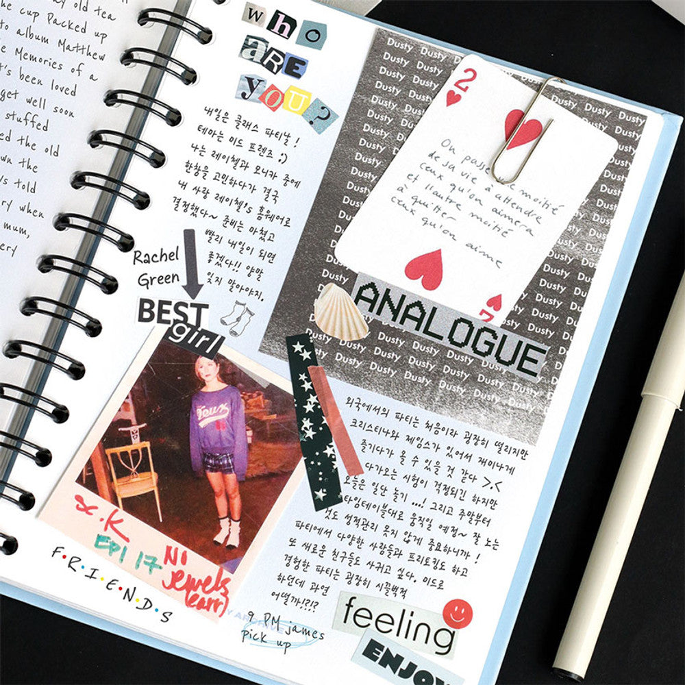 Iconic Magazine Collage Removable Sticker Set - (6 Sheets)