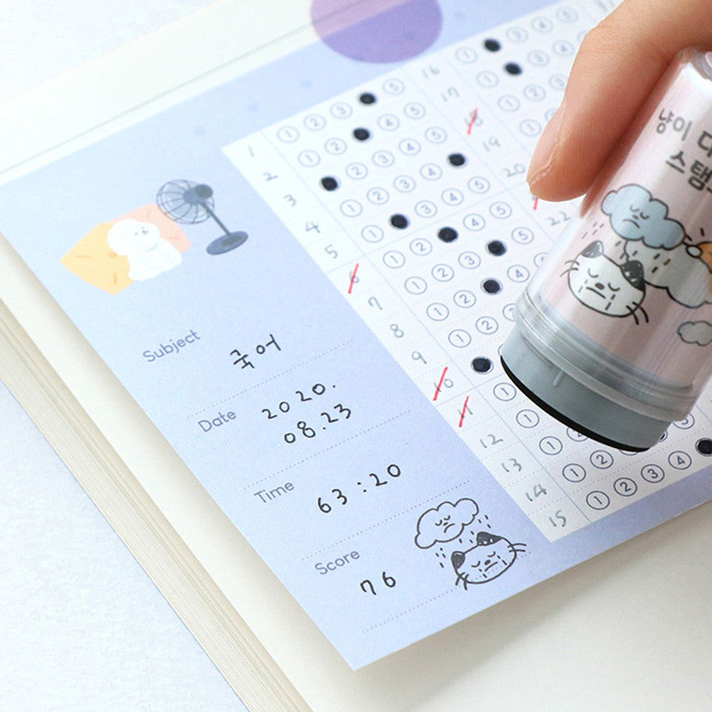 Iconic Meow Design Diary Stamp