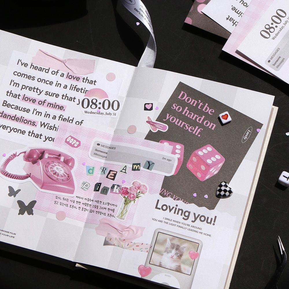 Iconic Moodscape Background Sticker Pack - (50 Sheets)