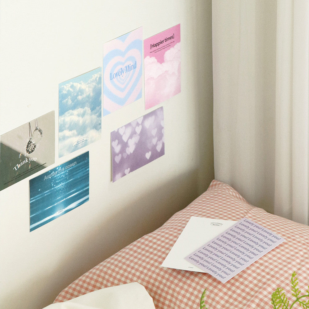 Iconic Moodscape Message Card Set – 24 Charming Note Cards