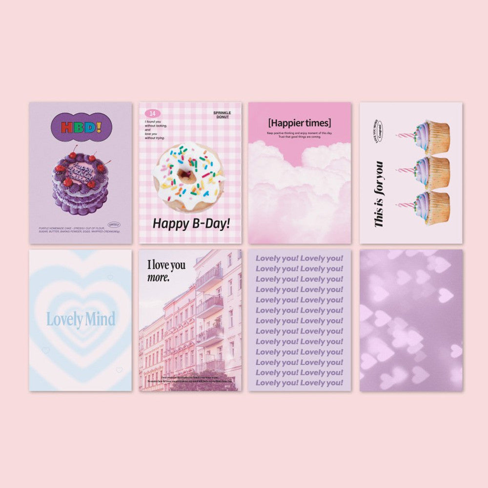 Iconic Moodscape Message Card Set – 24 Charming Note Cards