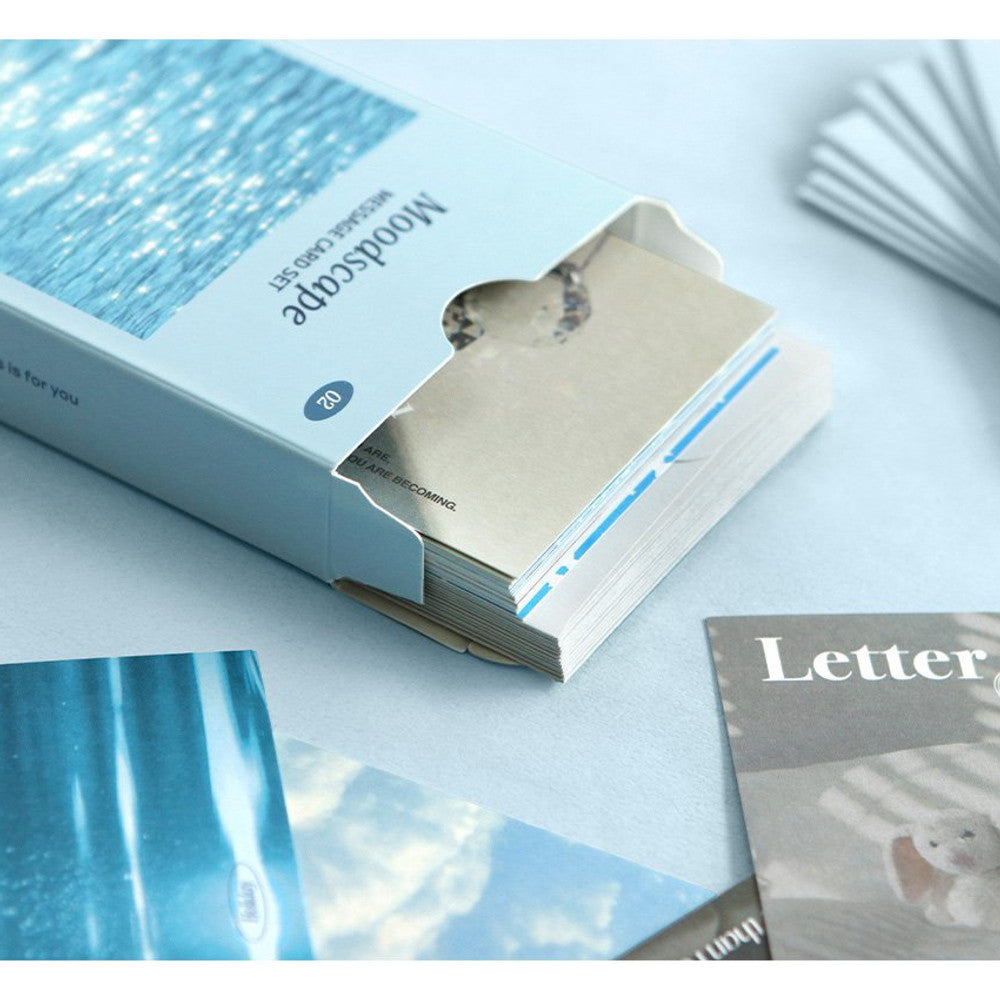 Iconic Moodscape Message Card Set – 24 Charming Note Cards