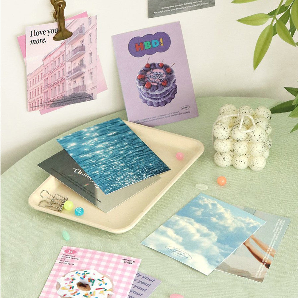 Iconic Moodscape Message Card Set – 24 Charming Note Cards