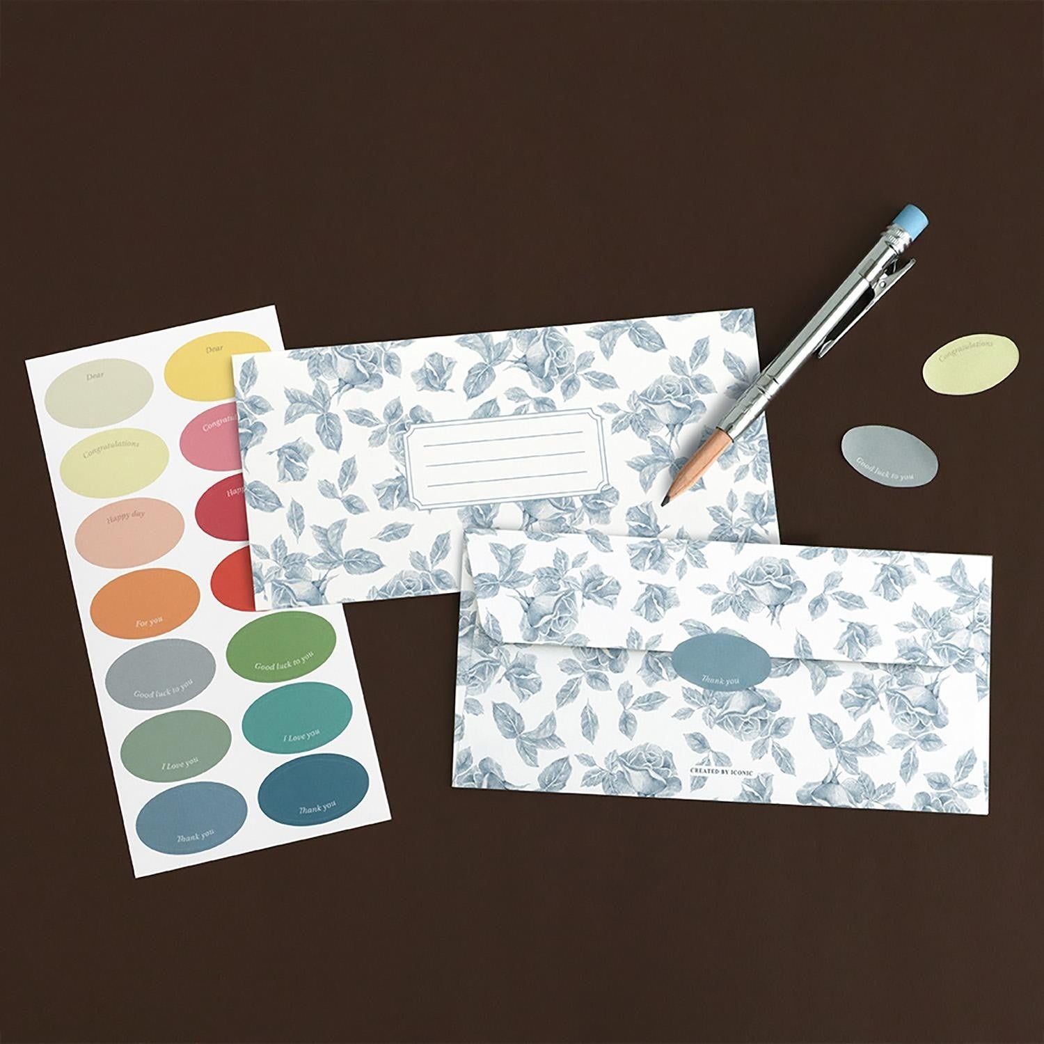 Iconic Pattern Envelope Set