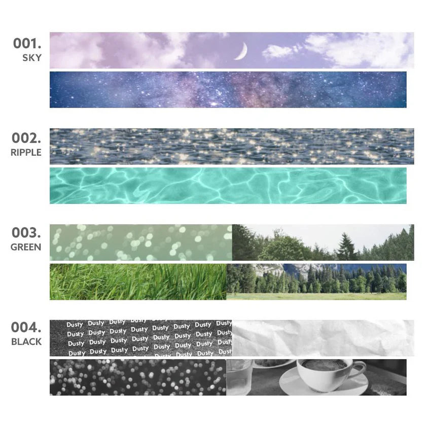 Iconic Nature Photo Design Masking Tape